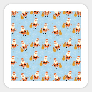 Coronavirus Christmas Santa Sticker